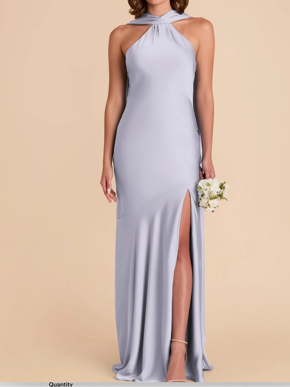 Birdy Grey Eileen Matte Maxi Dress Periwinkle Blue Size S Bridesmaid NWT